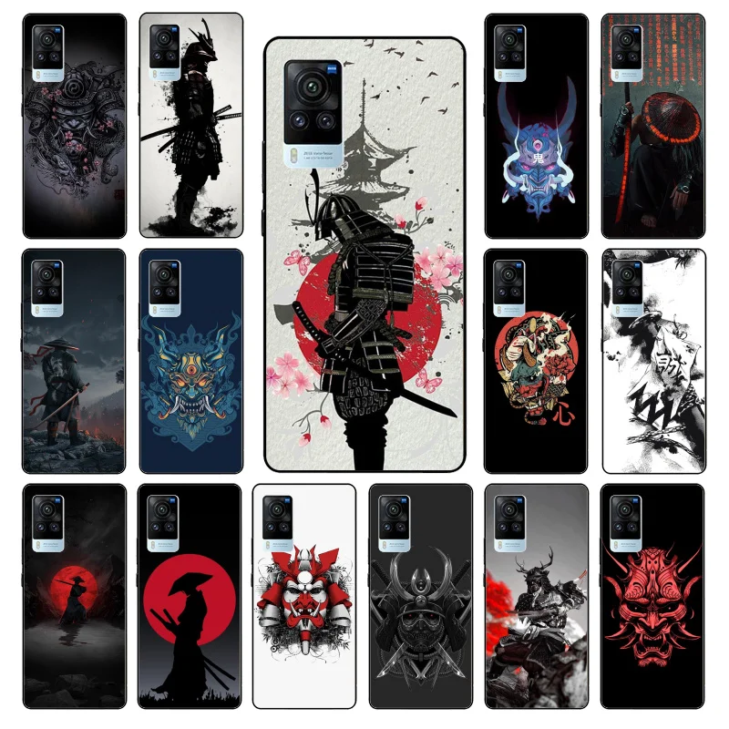

Samurai Phone Case for VIVO V21E V21 V23 V23E V2109 Y53S Y33S Y55 Y76 Y31 Y21 Y72 Y01 Y21S Y11S Funda Coque