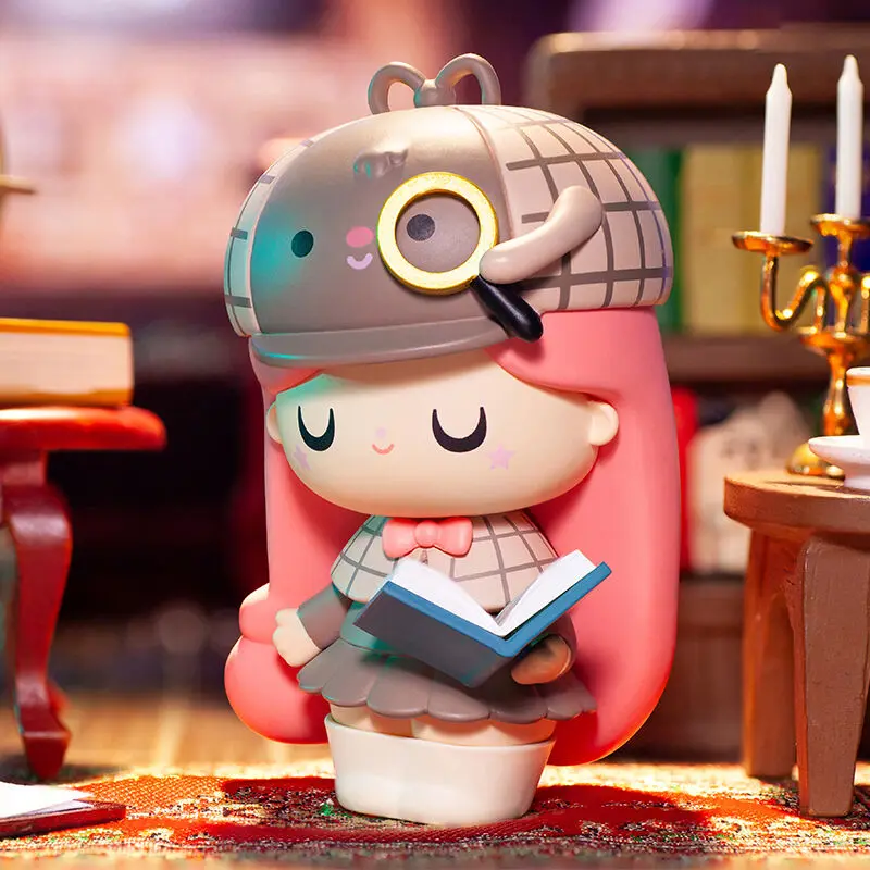 Дешево Оригинальные игрушки, POPMART Momiji Book Club Series, модель подтверждено стиле, милая аниме фигурка, Подарочная коробка сюрпризов