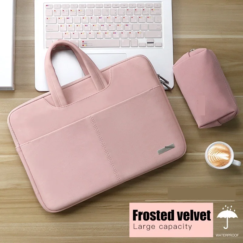 

Laptop Bag 13.3 15.6 14 inch Waterproof Notebook Bag Sleeve For Macbook Case M1 Air Pro 13 15 Huawei Shoulder Handbag Briefcase