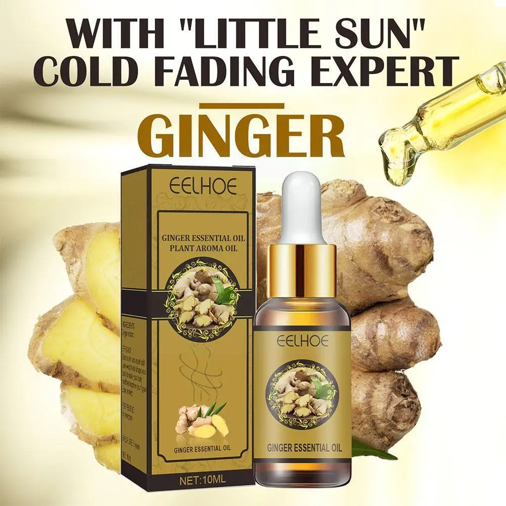 

10ml Ginger Slimming Essential Oil Body Massage Compound Skin Firming Beauty Shaping Lifting Waist Essential Light Care Oil Y4d4