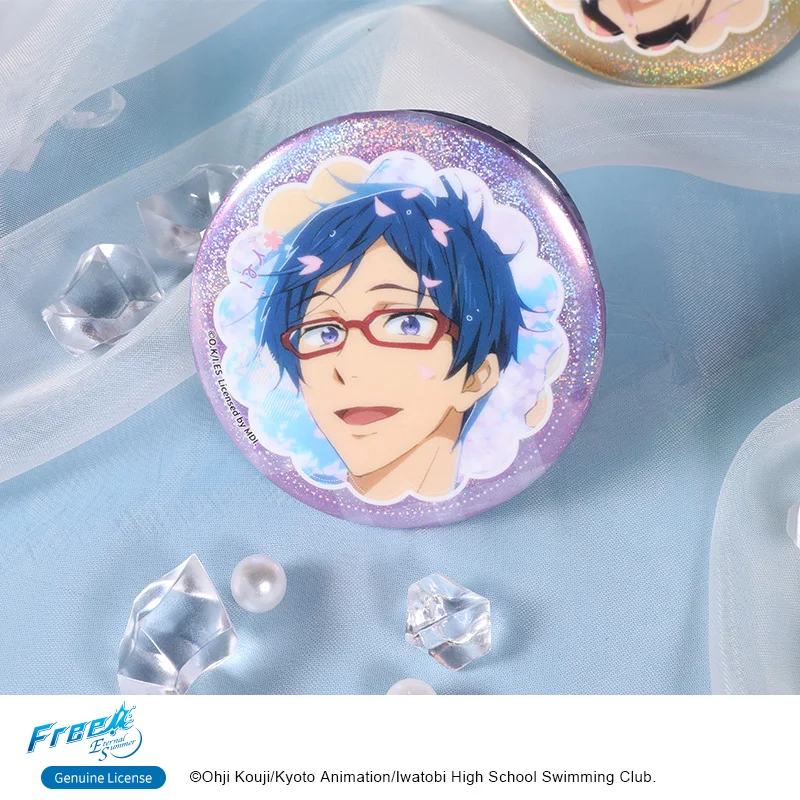 Бесплатно! Оригинальный комикс значок Рин масуока Макото Тачибана Haruka Nanase