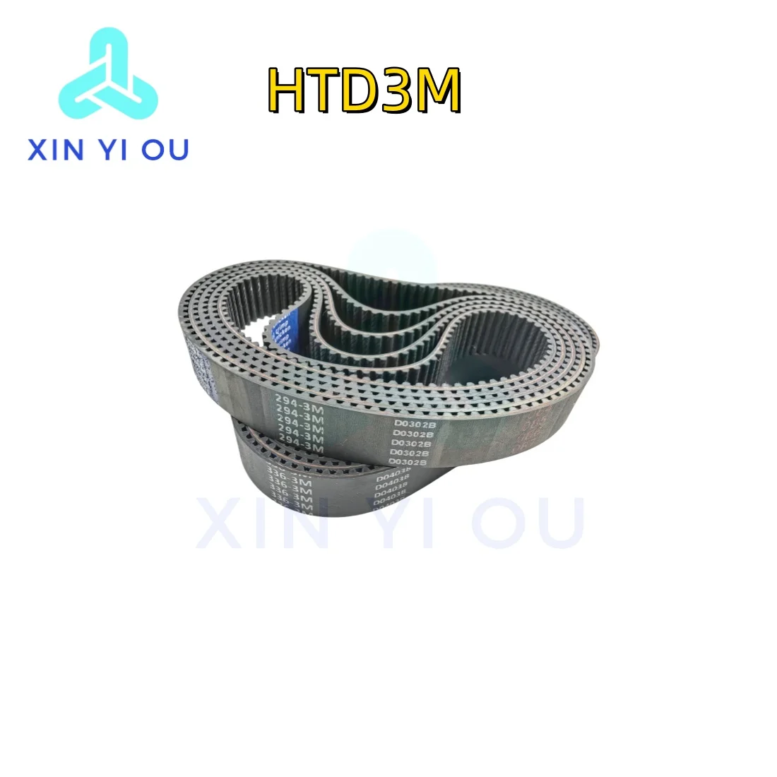 HTD3M Шаг ремня ГРМ ширина 3 мм 6/10/15/20 по периметру 393-534 закрытые резиновые приводные