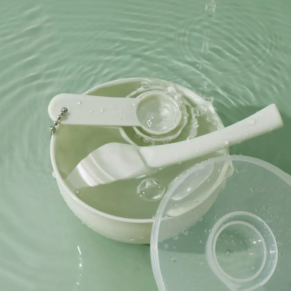 Зеленая маска для лица набор микшерных чашек многоразовые прочные инструменты