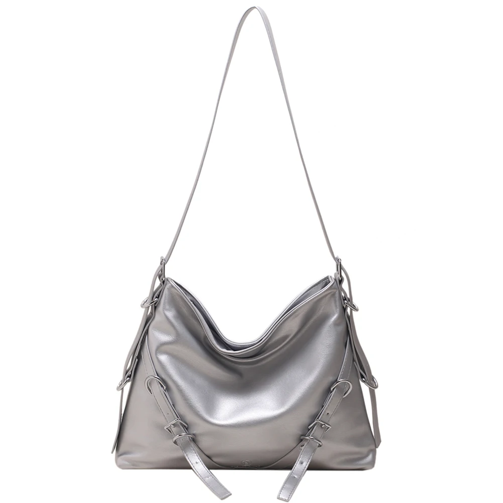 

Crossbody Bag PU Leather Ladies Handbags Solid Color Simple Fashion Casual Large Capacity Adjustable Straps Girl Birthday Gift