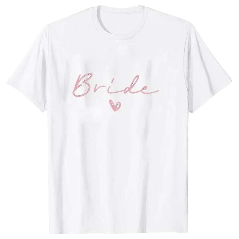 Повседневная женская футбольная рубашка Evjf Bride's Top черного розового и белого