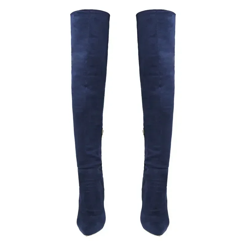 Замшевые женские ботильоны со шнуровкой на высоком каблуке 11 см и молнией тонком