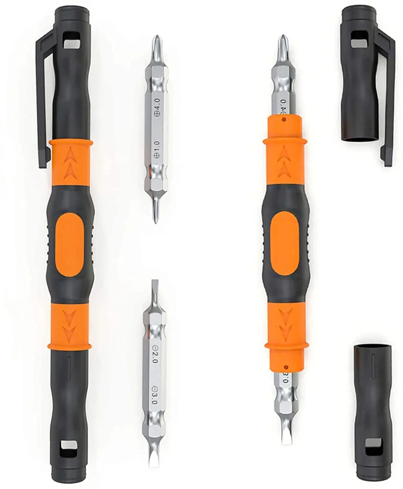 

Pocket Pen Screwdriver Set Portable Magnetic Screwdriver Repairing Hand Tools Slotted Phillips Bits Precision Screw Driver Bits