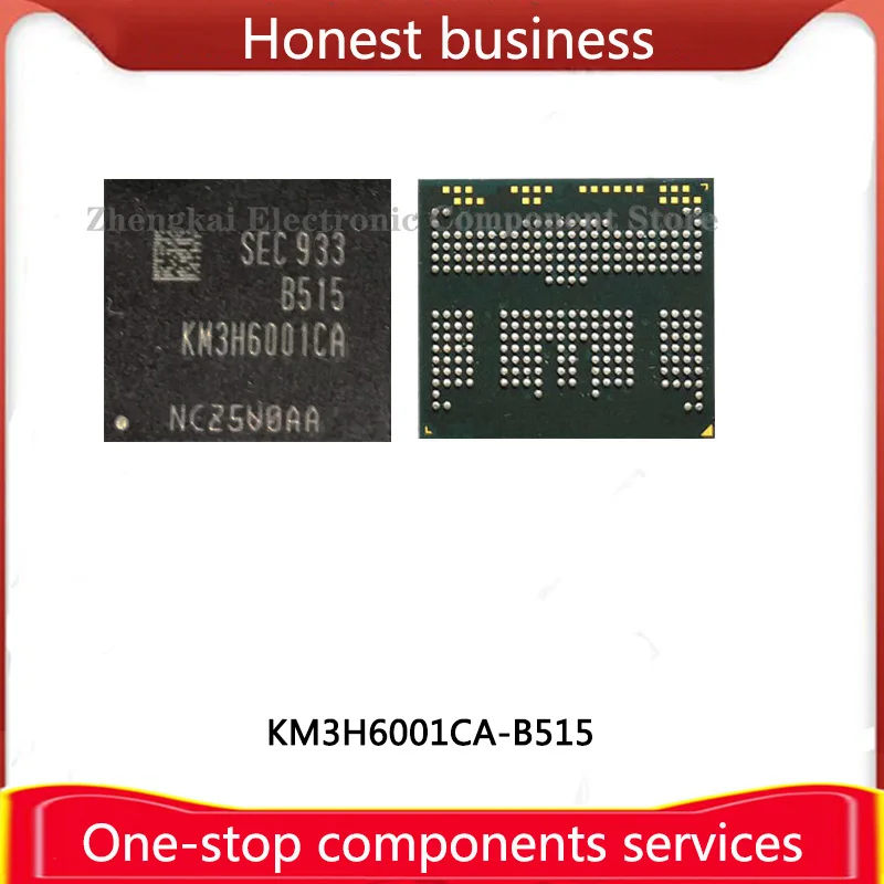 KM3H6001CA-B515 Флэш-накопитель, 100% рабочий, 100% качество, EMCP BGA 64 + 4 чипа, флэш-накопитель, память для компьютера KM3H6001CA