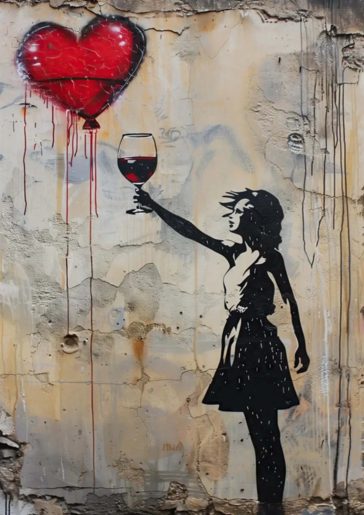 

Постеры Banksy Граффити Мальчик Девочка с Шариком
