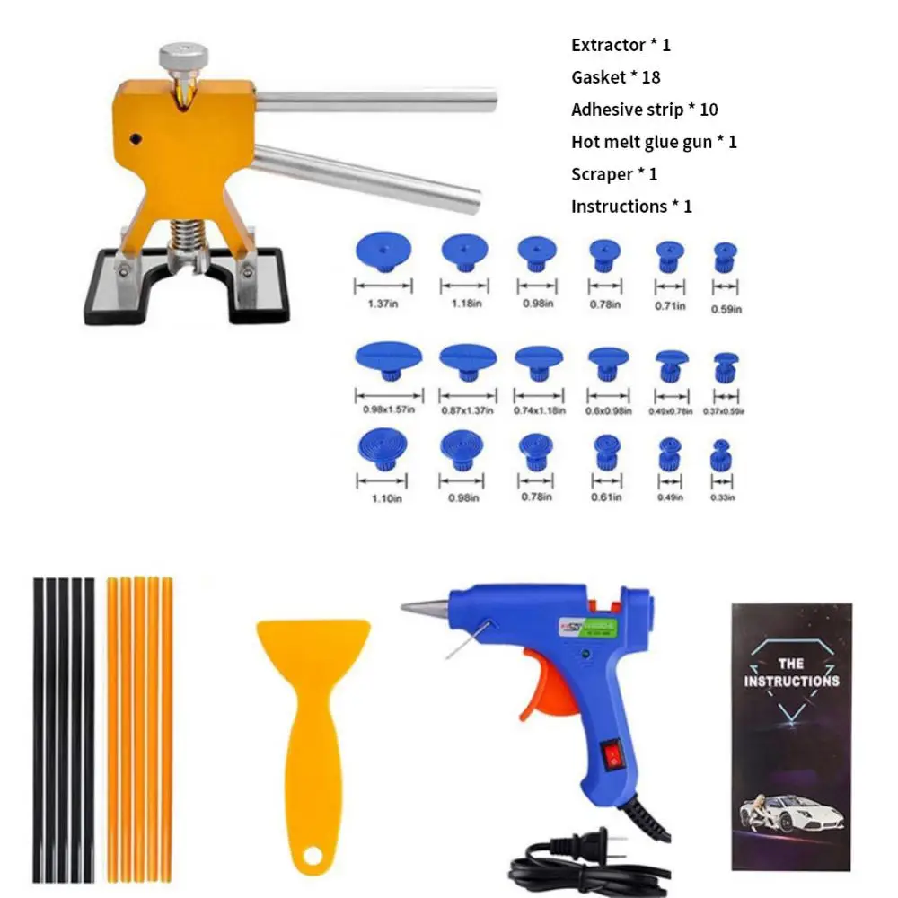 

Hot Car Body Sheet Metal Paintless Dent Repair Tools Professional Auto Supply Store Repair Parts Tools For Mixed Size Hail Pit