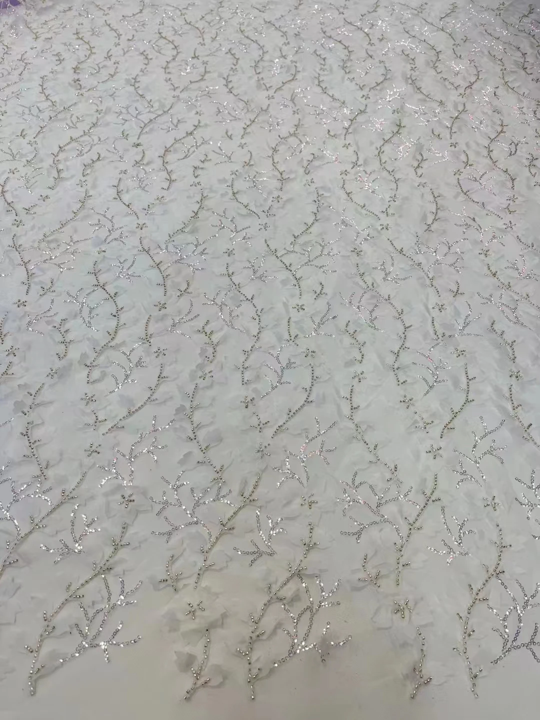 Новинка супер красивые блестки 3D трехмерное маленькое свежее кружевная вышивка