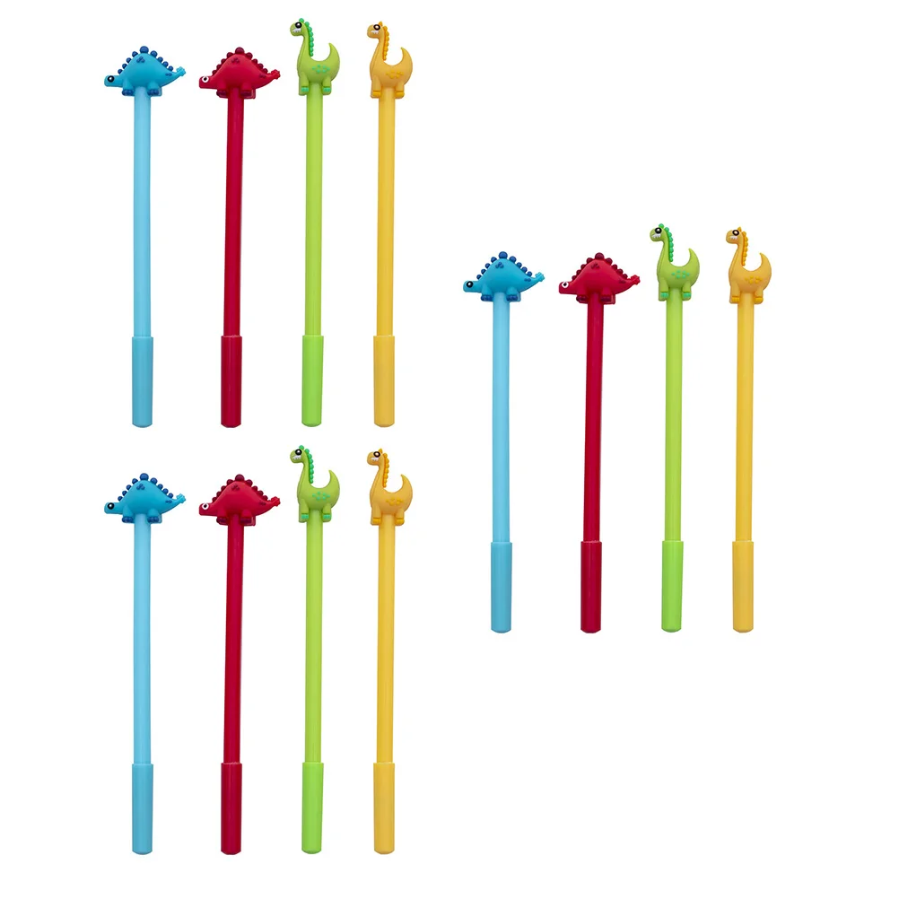 

12pcs Plastic Pens Creative Writing Pens Students Stationery for School