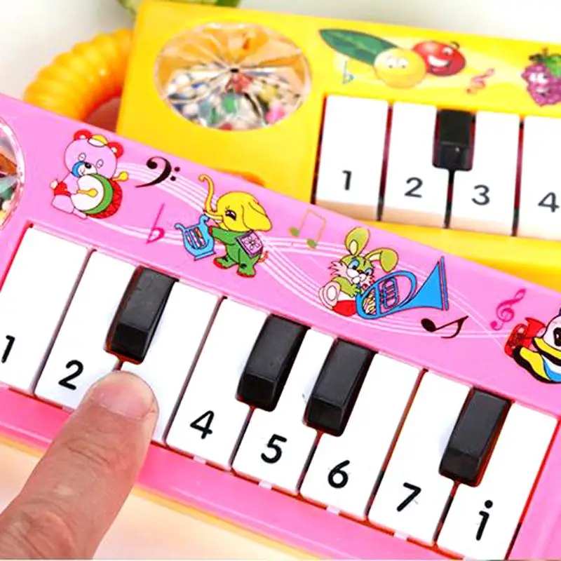 

Музыкальное пианино для малышей, развивающая игрушка, подарок для раннего развития, 18,5*5,5*2 см, музыкальные игрушки случайного цвета для малы...