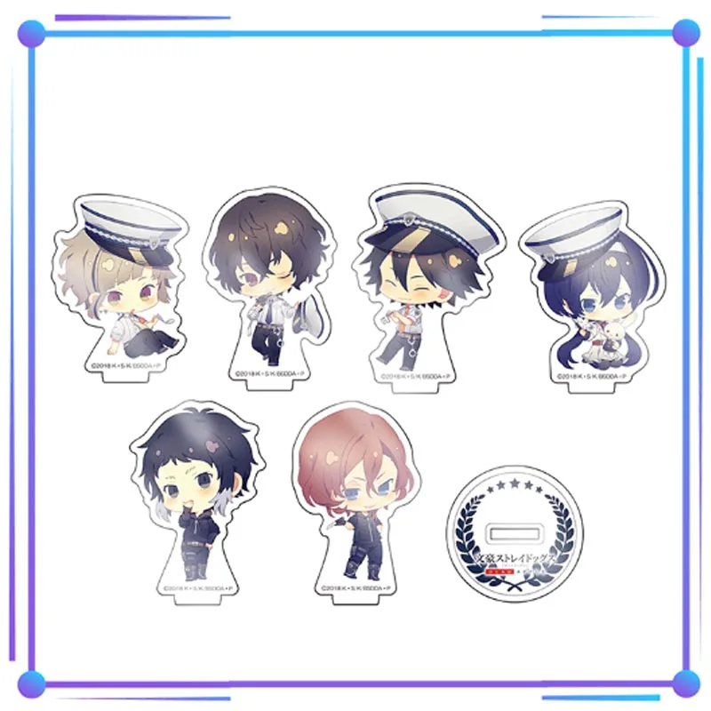

BANDAI Anime Bungo Stray Dogs Acrylic Small Standing Plates Animation Derivatives Peripheral Products Model Toys