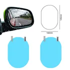 2x100*145 мм Автомобильная наклейка, непромокаемая пленка для автомобильного зеркала заднего вида, автомобильная пленка для зеркала заднего вида, дождь, прозрачный обзор в дождливые дни, автомобильная пленка
