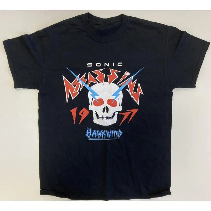 Фото HAWKWIND Band Member унисекс S-4XL с коротким рукавом черная подарочная рубашка для фанатов NG2689 №1