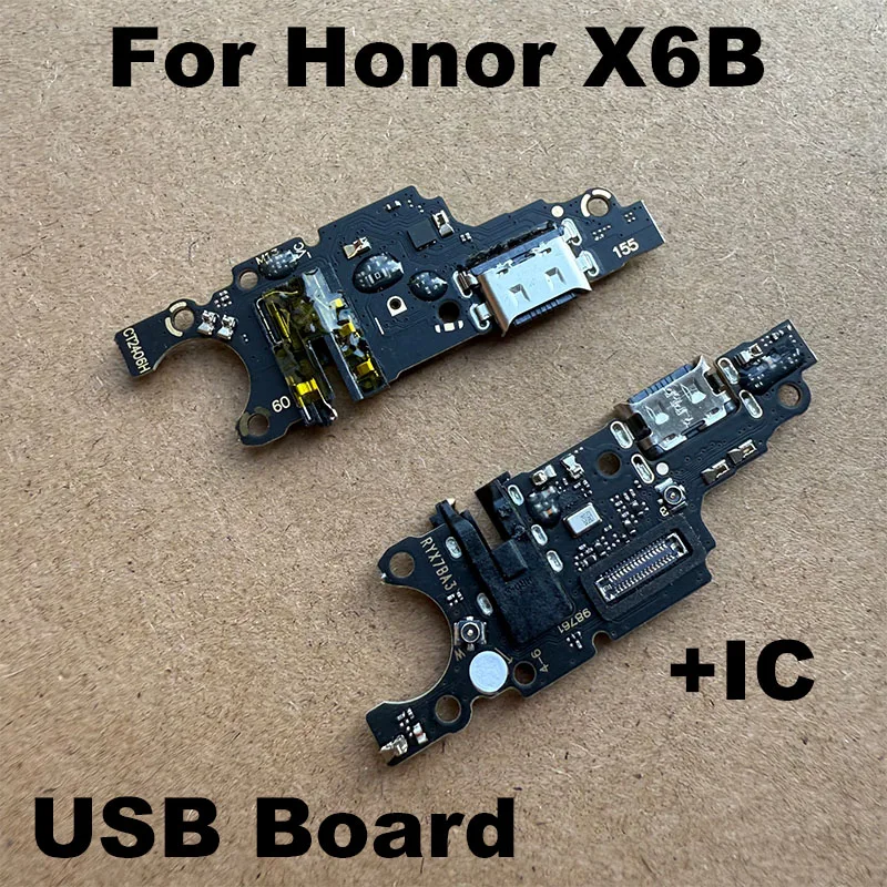 Для Huawei Honor X6b USB-порт для зарядки док-станции с микрофоном IC плата быстрого