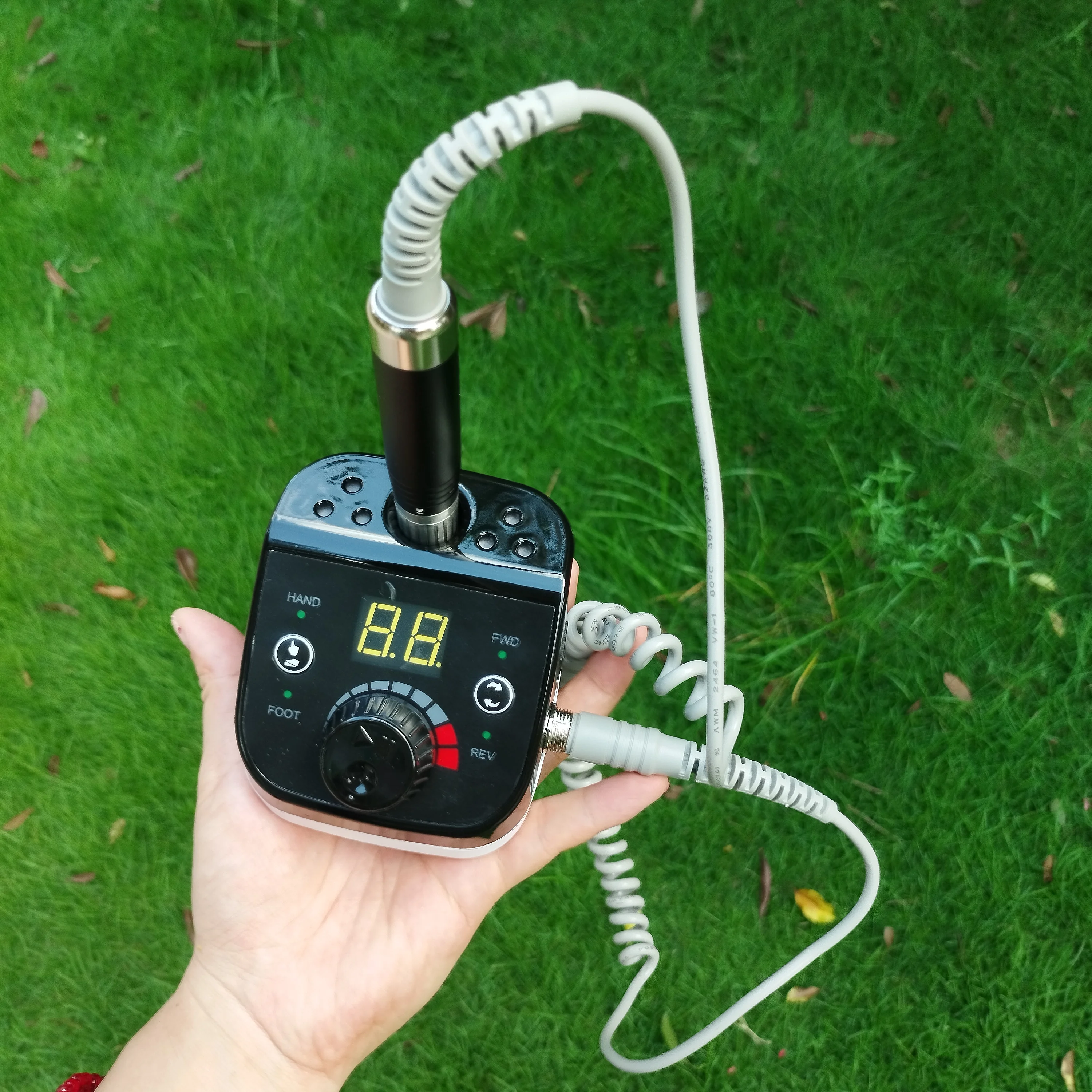 

Professional 80W Nail Drill Electric Table TOP Mini E File Drill Portable Stainless Polish Sander 35K Rpm Manicure Machine