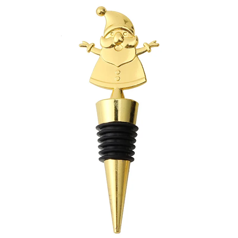 

5/10 Sets Christmas Series Alloy Wine Stopper Birthday Wedding Christmas Party Thank You Gift Wine Bottle Stopper