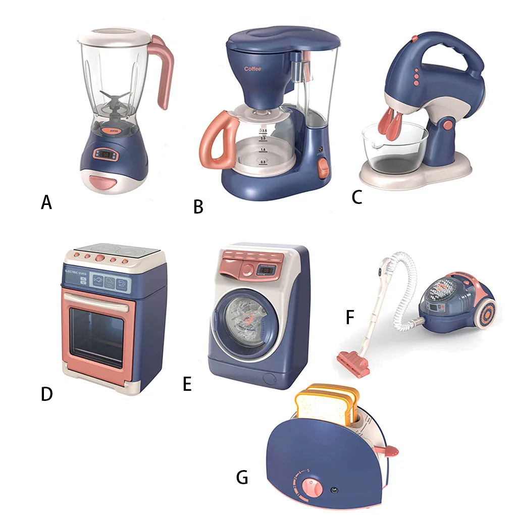 

Small Home Appliances Realistic Bread Machine Lightweight Kids Waterproof Durable Pretend Game Kitchen Utensil Toys Type 5