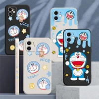 bandai cartoon doraemon phone case for iphone 13 13pro 12 12pro 11 pro x xs max xr 7 8 plus kawaii anime back covers soft fundas