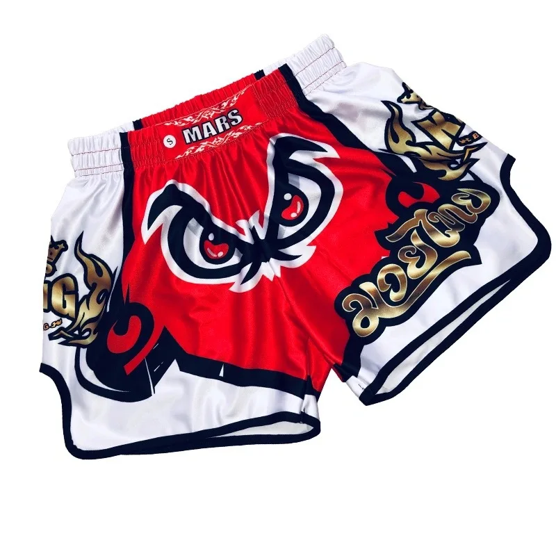 New MMA Shorts Comfort Quick-dry Muay Thai Kick Boxing Pant Men Fight Grappling Sportswear Wholesale