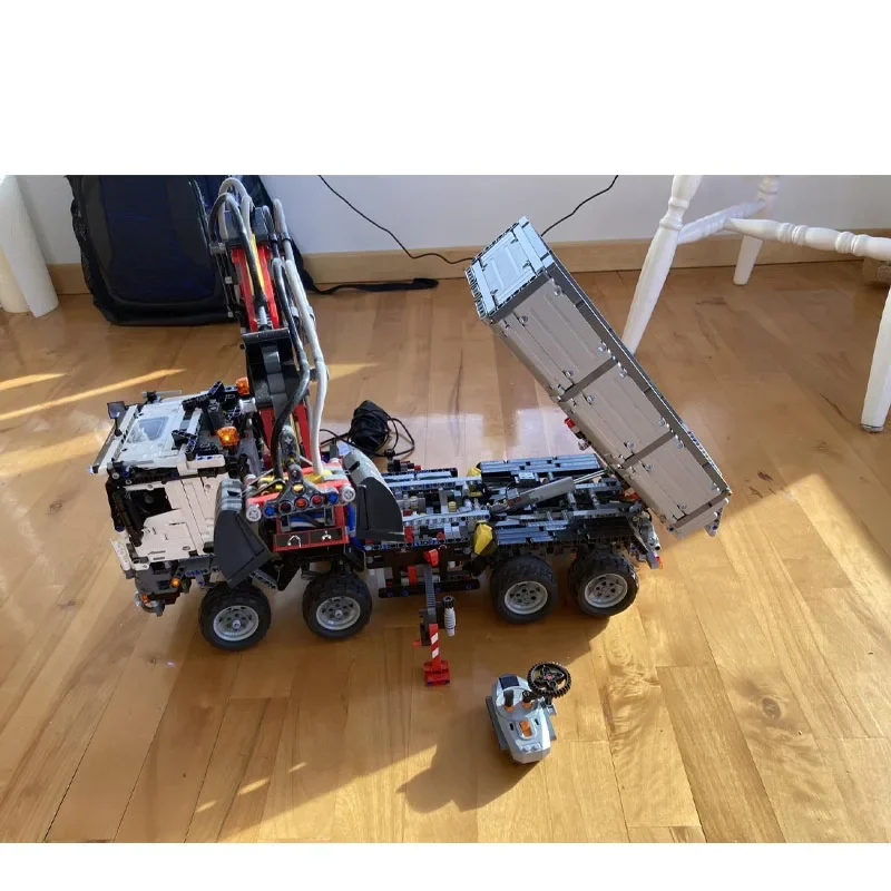 MOC-24674CustomRC 42043 модификация грузового автомобиля строительный блок модель 2807