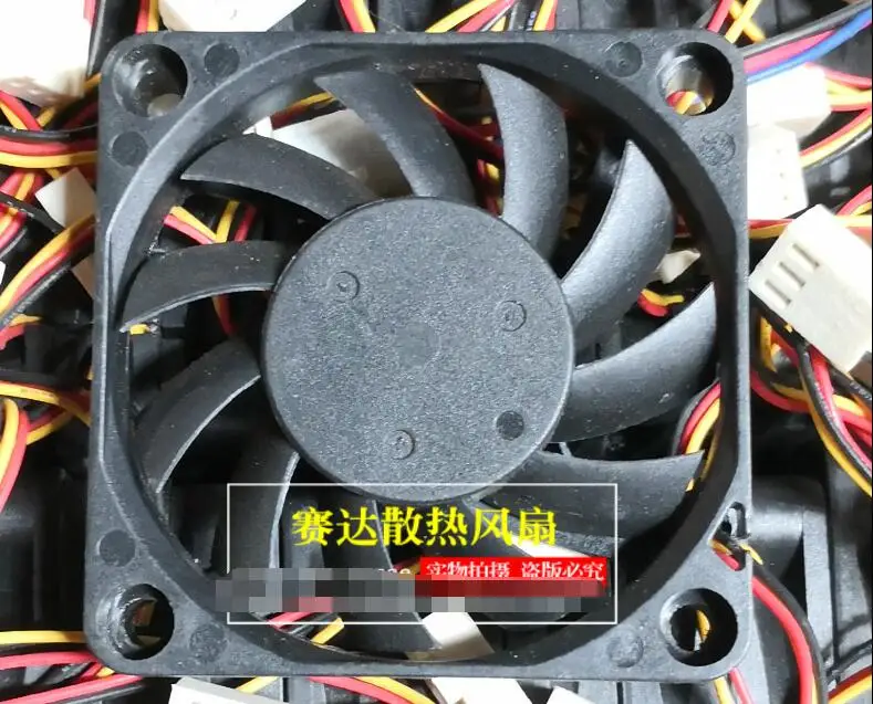 T &amp 6010M12C DC 12 В 0.20A 60x60x10 мм 3-проводной Вентилятор охлаждения сервера