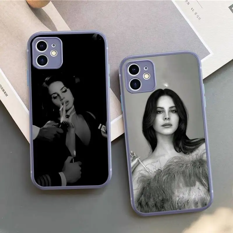 

Lana Del Rey Lust for Life Phone Case for iPhone X XR XS 7 8 Plus 11 12 13 pro MAX 13mini Translucent Matte Case