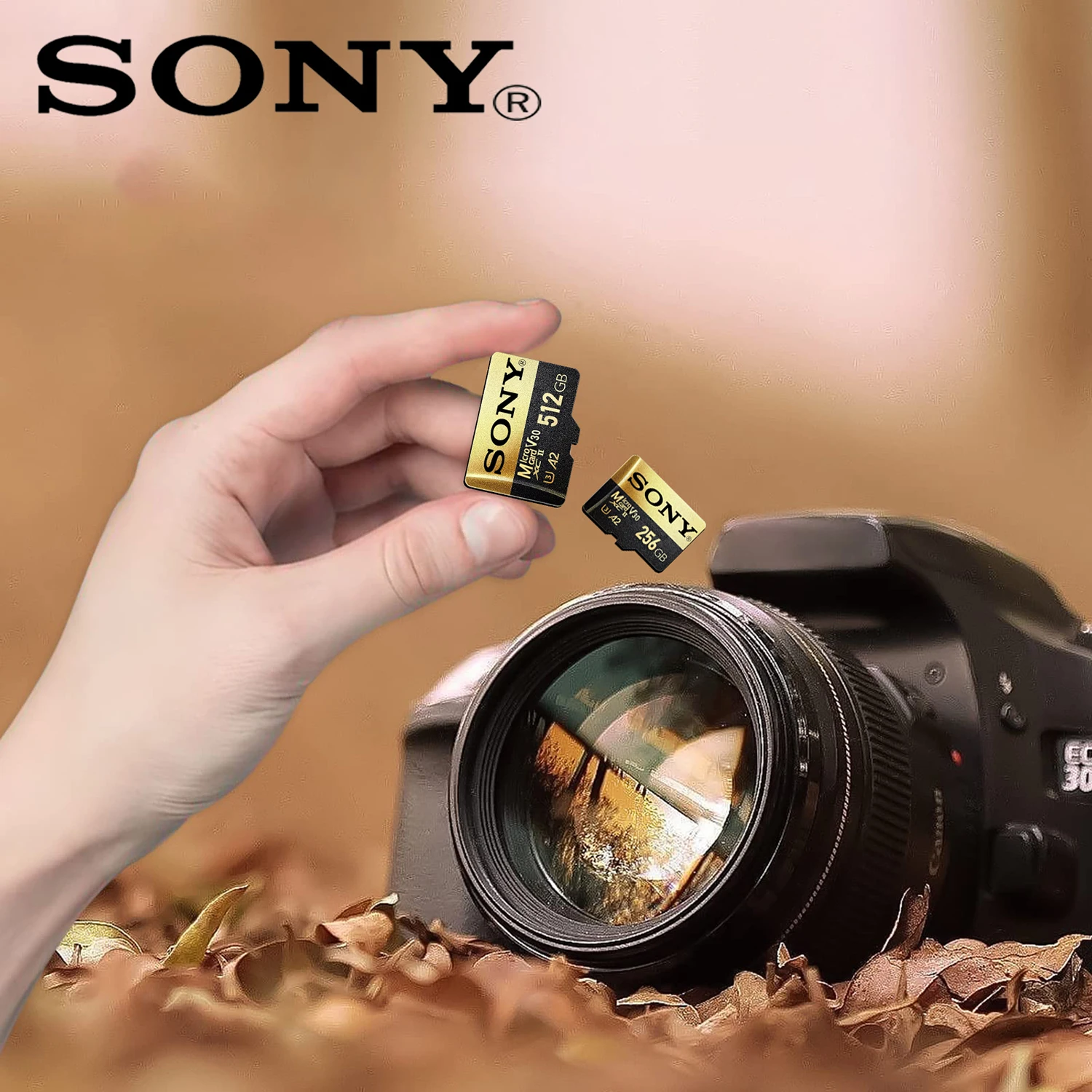 Sony Micro SD карта памяти 128/256/512 ГБ C10