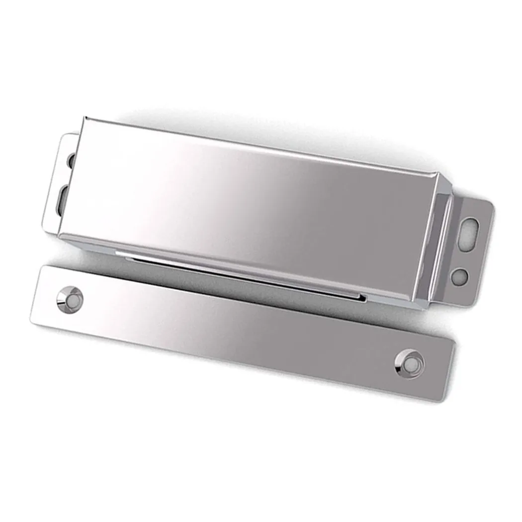 

1 Pc Magnetic Door Closer Stainless Steel Cupboard Cabinet Magnet Door Stop Catches Latches Metal Hardware Furniture Tool