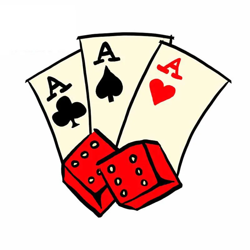 Dawasaru для покера ретро-наклейка на окно тонкая наклейка креативные автомобильные