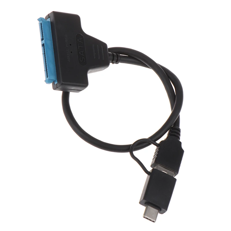 

Переходник для жесткого диска SATA-USB 3,0, Кабель-адаптер Type-C/A, передача на OTG для внешнего жесткого диска 2,5 дюйма SSD HDD