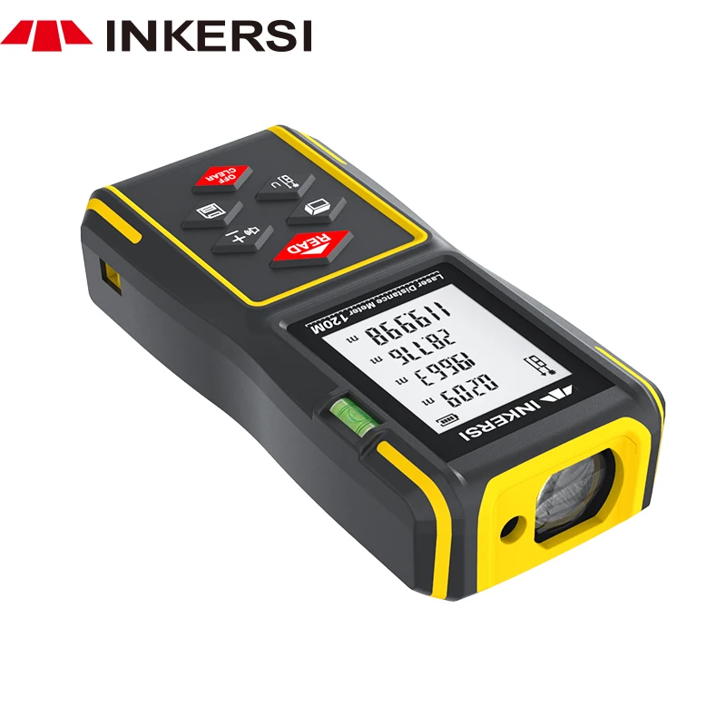 INKERSI Laser Rangefinder 40 100M 120M Laser Tape Measure High Accurate Digital Distance Meter Construction Roulette Trena Lazer images - 6