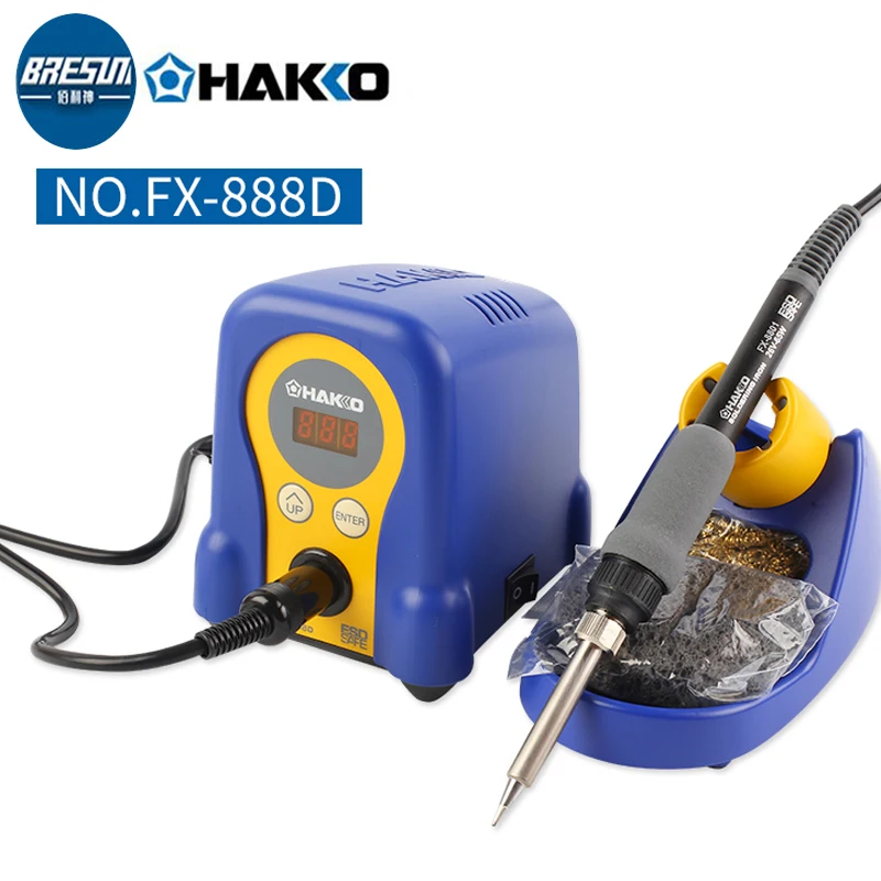 Original HAKKO FX-888D Digital ESD Soldering Station 70W Adjustable Temperature High Quality Mobile Phone Repair tools