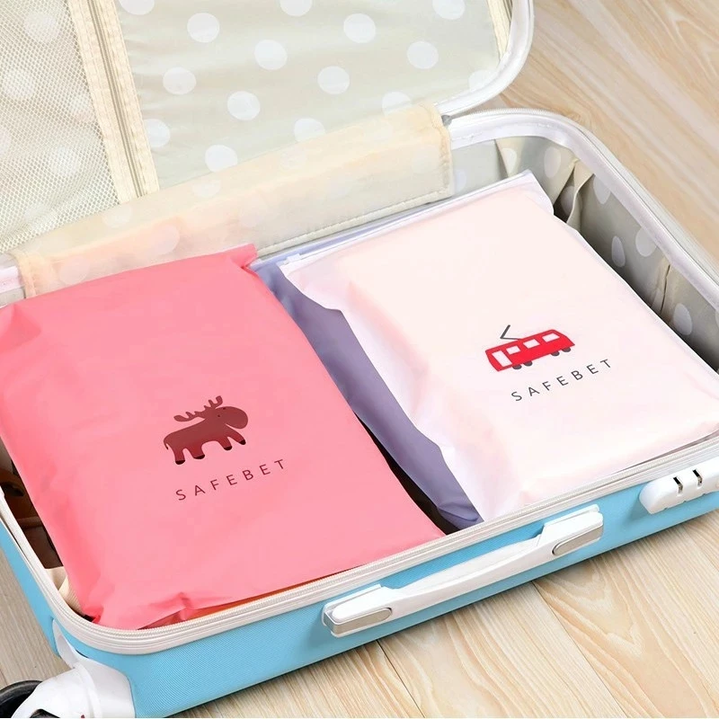 

1PCS Travel Storage Bags PVC Waterproof Underwear Shoes Organizer Bags Zipper Transparent Vacuum Bags Wardrobe Toy Organizer Bag