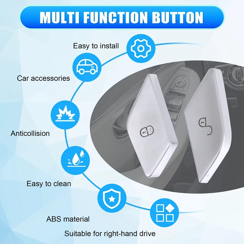 Car Front Right Door Lock Switch Button Cover 2059055151 For Mercedes-Benz W205 W447 W213 RHD