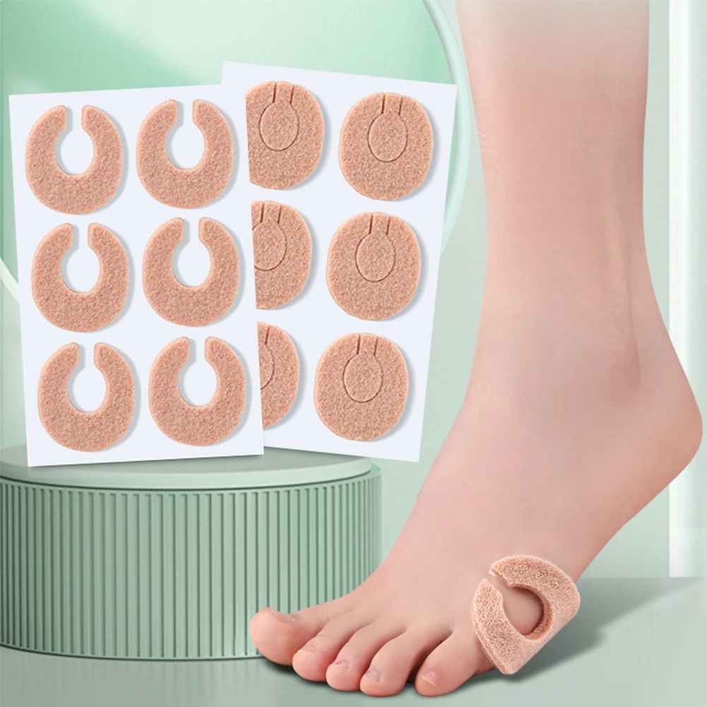 Felt Callus Pads Metatarsal Foot Pad Pain Relief Keep Calluses From Rubbing Forefoot Support Self-Adhesive Foam Foot Cushion