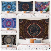 bohemian mandala tapestry wall hanging psychedelic witchcraft hippie carpet room home decor tapestries blanket yoga beach towel