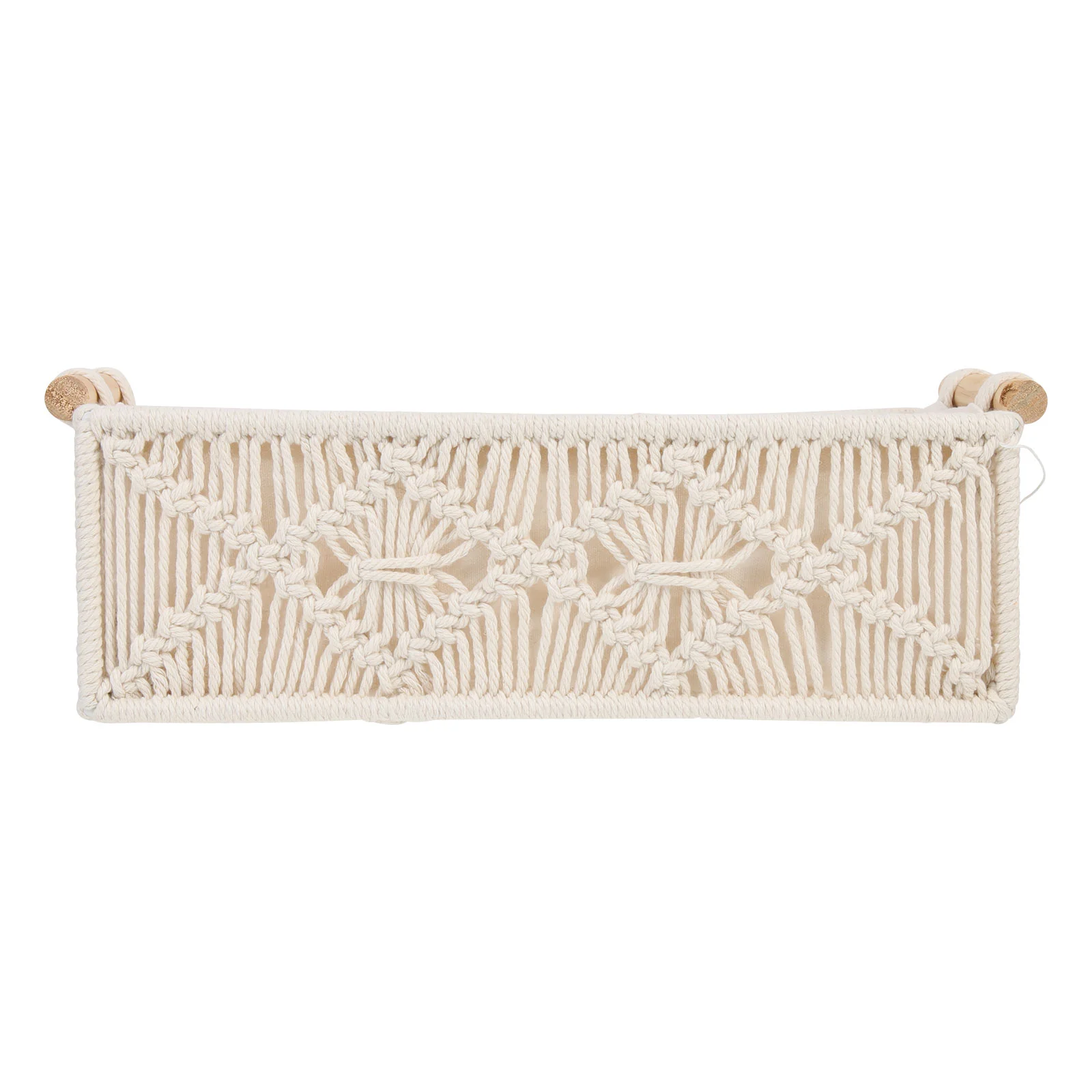 

Basket Storage Woven Baskets Organizermacramerattan Toilet Makeup Desktop Decorative Box Rope Paper Smallplant Bins Items Torage