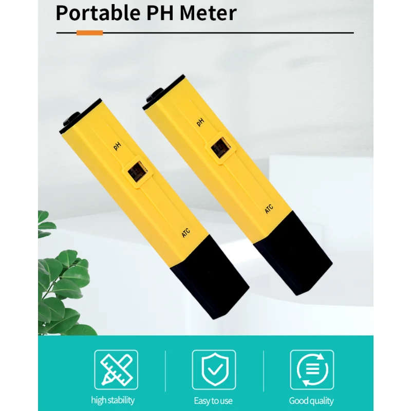 

High Quality Pen PH Meter Portable High Precision 0.00~14.00pH Tester Accuracy ±0.1PH ±0.1PH (20℃)