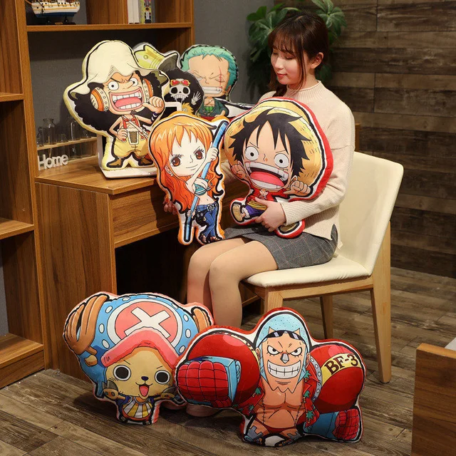 One Piece cuscino morbido Rufy Zoro Sanji Chopper Usopp 1