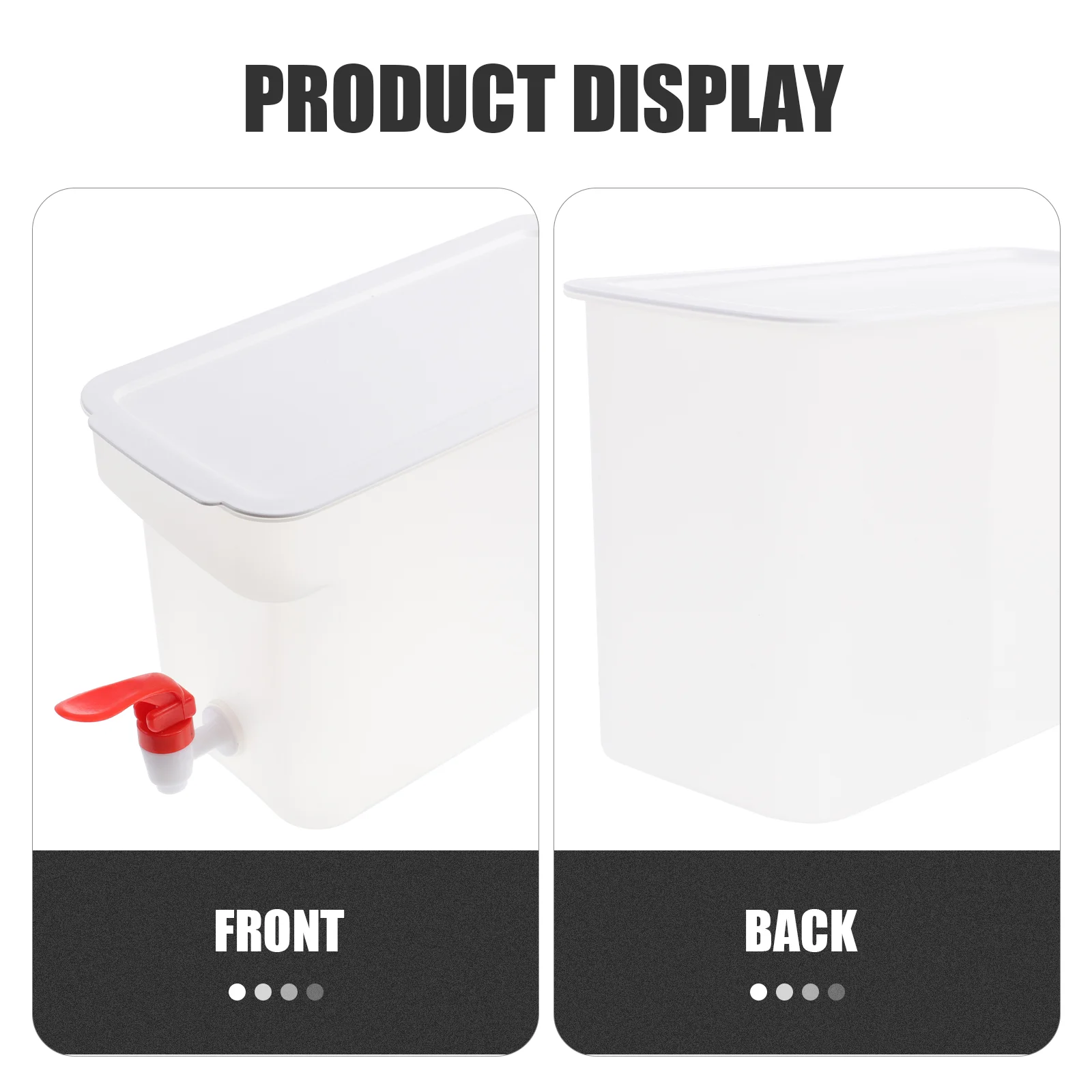 Стеклянная бутылка для холодной воды холодильник Настольный диспенсер ПП чайник