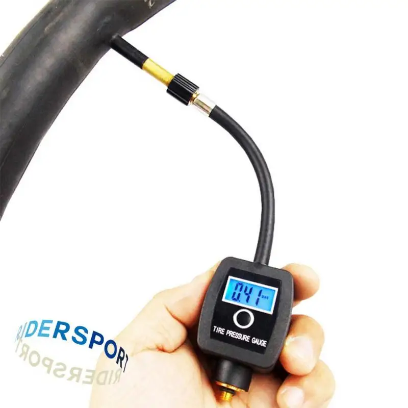 

Digital Bicycle Tire Air Pressure Gauge Mini Bike Air Tire Meter Measurement For Presta Valve/Schrader Valve Bicycle Accessories