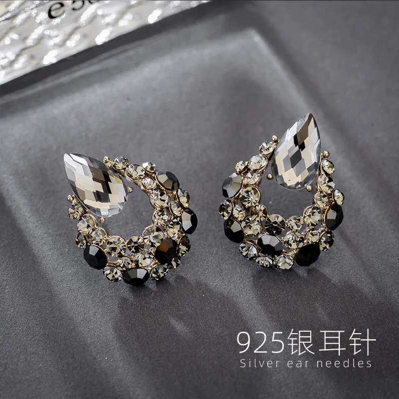 

TS-ED004 High Quality 925 Sterling Silver Fine Jewelry Spain Version Bear Jewelry Women's Earrings Wholesale Price Free Shipping