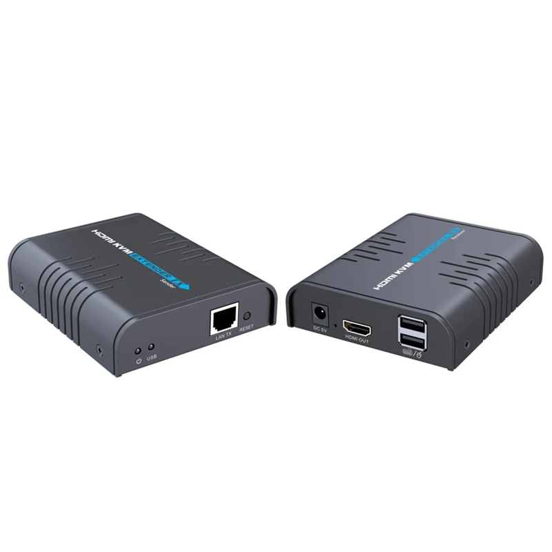 USB-удлинитель LKV373KVM длиной 120 м по сетевому кабелю