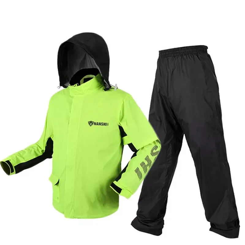 

Raincoat Suit Adult Impermeable Motorcycle Riding Waterproof Ultrathin Outdoor Hiking Fishing Rainproof Protect Gear