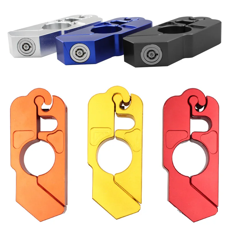 Замок на руль мотоцикла CNC Модифицированная ручка Противоугонный замок для