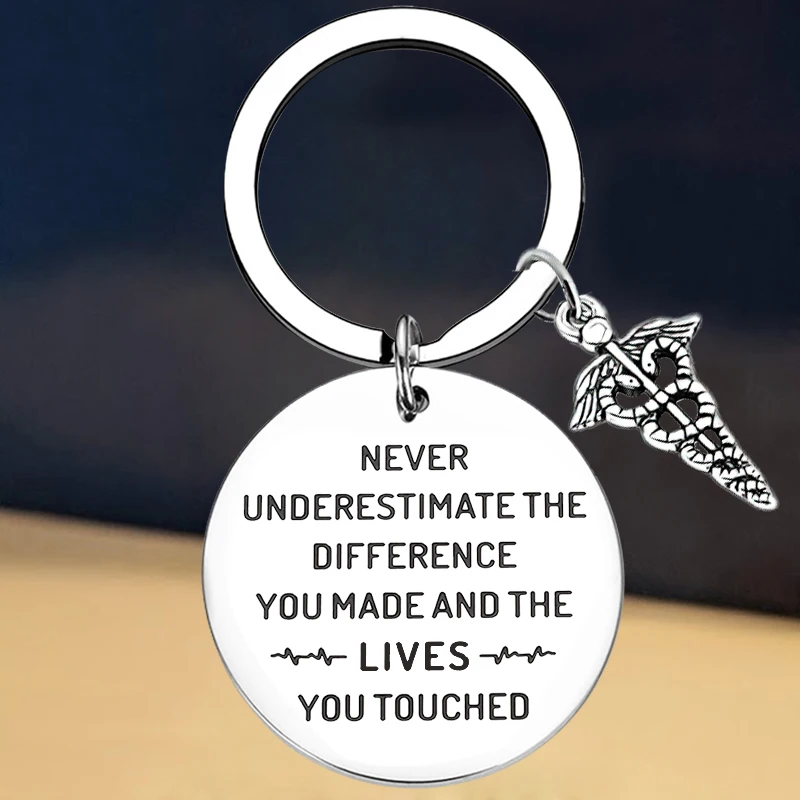 

New Nurse Keychain Nursing Student Graduation Gift Key Rings Nurse Practitioner Gifts Medical Nurse Appreciation Retirement Gift