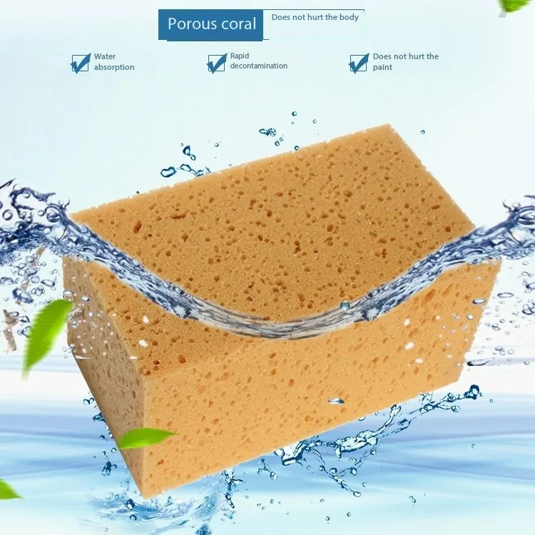 

Coral car wash wax sponge car cleaning tools Square honeycomb sponge manufacturers direct sales JLhm003